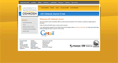 Desktop Screenshot of alumni.uwosh.edu