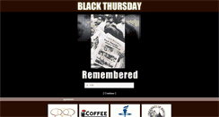 Desktop Screenshot of blackthursday.uwosh.edu