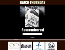 Tablet Screenshot of blackthursday.uwosh.edu